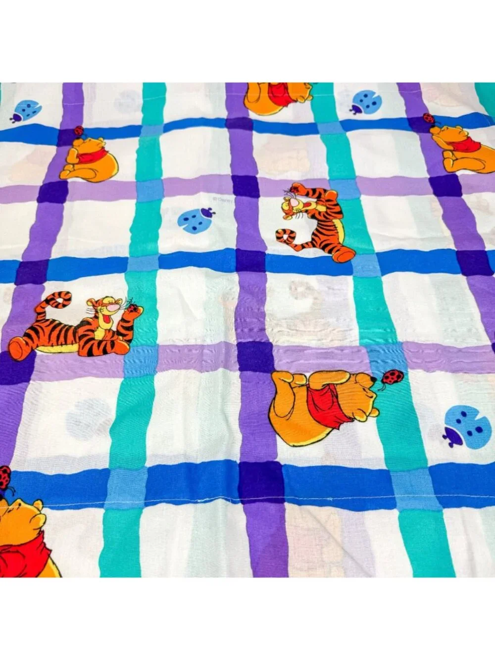 Vintage Wamsutta Disney Winnie the Pooh Tigger Standard Pillow Shams set of 2